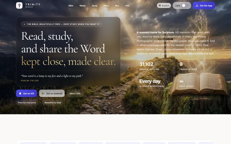 Trinity Bible website